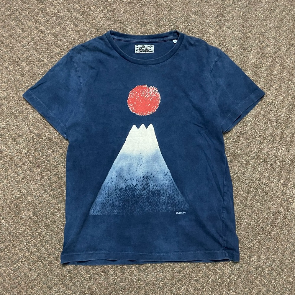 Vintage Okura Sunset and Mountain Shirt
